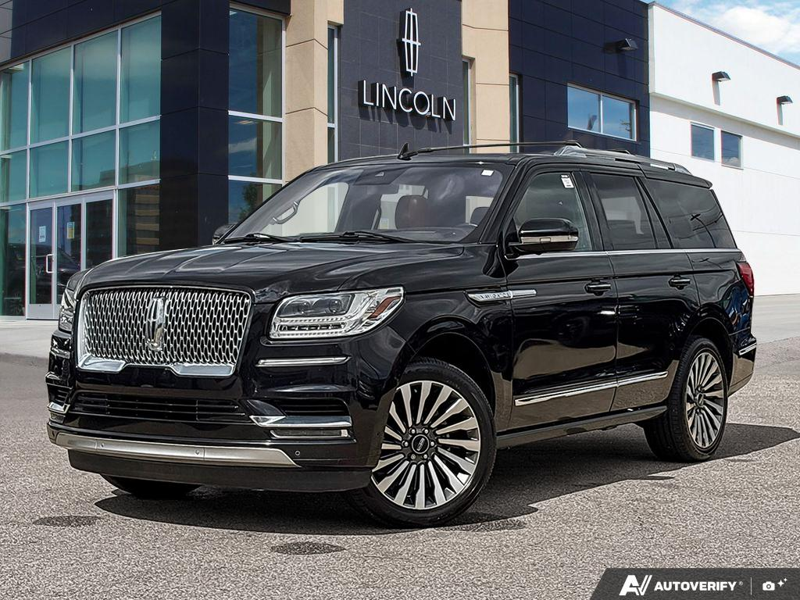 USED 2020 Lincoln Navigator Reserve - Infinite Black Metallic Exterior / EBONY/RUSSET Interior - $53,942 - Stock #E60140A - VIN 5LMJJ2LT4LEL14768 - Photo 1
