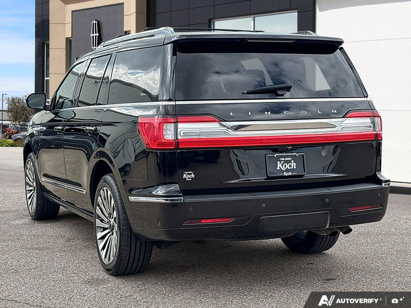 USED 2020 Lincoln Navigator Reserve - Infinite Black Metallic Exterior / EBONY/RUSSET Interior - $53,942 - Stock #E60140A - VIN 5LMJJ2LT4LEL14768 - Photo 4