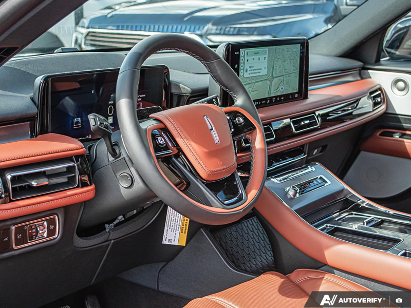 DEMO 2025 Lincoln Aviator Reserve - Infinite Black Metallic Exterior / HARVEST BRONZE LEATHER Interior - $79,984 - Stock #E51062 - VIN 5LM5J7XC2SGL27952 - Photo 13