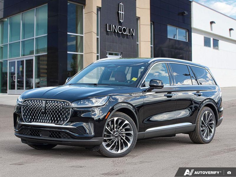 DEMO 2025 Lincoln Aviator Reserve - Infinite Black Metallic Exterior / HARVEST BRONZE LEATHER Interior - $79,984 - Stock #E51062 - VIN 5LM5J7XC2SGL27952 - Photo 1
