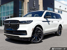 USED 2025 Lincoln Navigator Reserve - Pristine White Metallic Tri-coat Exterior - $116,929 - Stock #E60801A - VIN 5LMJJ2LG6SEL00856