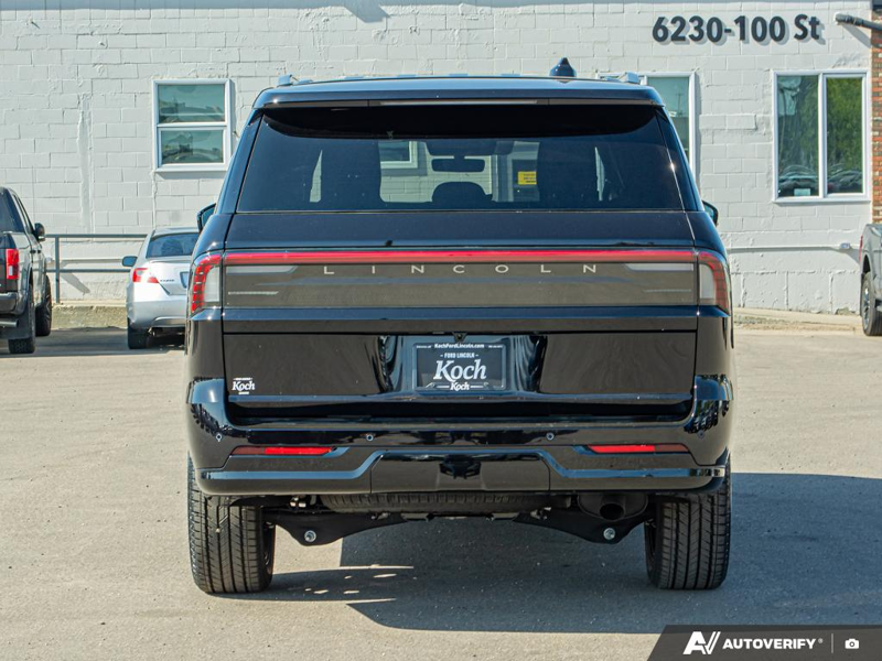 NEW 2025 Lincoln Navigator Black Label - Infinite Black Metallic Exterior / BLK ONYX W/BRANDY STITCH, AUTO HTD & VENTILATED OPULENCE LTHR CA Interior - $138,814 - Stock #E51212 - VIN 5LMJJ2TG0SEL15613 - Photo 5