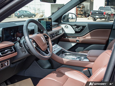 NEW 2026 Lincoln Aviator Reserve - HOT CHOCOLATE PREM LTHR Interior - $85,344 - Stock #E60304 - VIN 5LM5J7XC4TGL12502