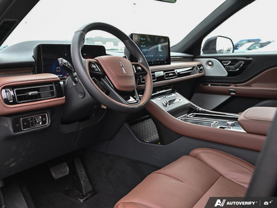 NEW 2026 Lincoln Aviator Reserve - HOT CHOCOLATE PREM LTHR Interior - $98,944 - Stock #E60640 - VIN 5LM5J7XC9TGL16870