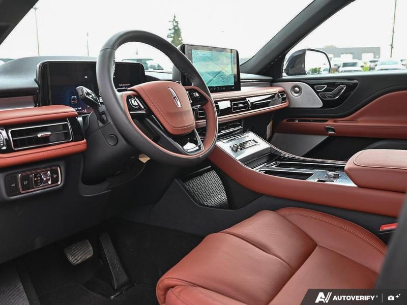 NEW 2026 Lincoln Aviator Reserve - Infinite Black Metallic Exterior / HARVEST BRONZE LEATHER Interior - $101,644 - Stock #E60697 - VIN 5LM5J7XC2TGL19108 - Photo 13