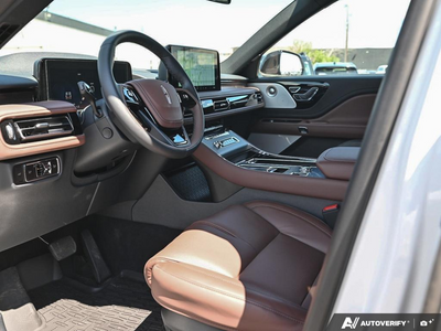 NEW 2026 Lincoln Aviator Reserve - HOT CHOCOLATE PREM LTHR Interior - $101,094 - Stock #E60807 - VIN 5LM5J7XC9TGL21342