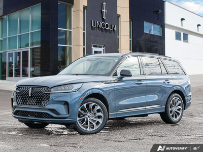 NEW 2026 Lincoln Aviator Premiere - Whisper Blue Metallic Clearcoat Exterior - $76,209 - Stock #E60379 - VIN 5LM5J6XC3TGL12551