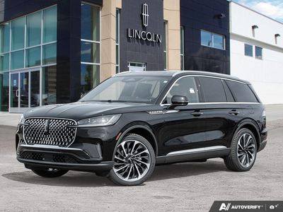 NEW 2026 Lincoln Aviator Reserve - Infinite Black Metallic Exterior - $84,844 - Stock #E60304 - VIN 5LM5J7XC4TGL12502