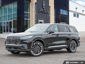 NEW 2026 Lincoln Aviator Reserve - Infinite Black Metallic Exterior - $87,436 - Stock #E60508 - VIN 5LM5J7XC3TGL15231