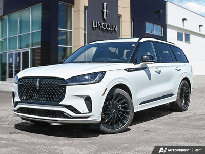 NEW 2026 Lincoln Aviator Reserve - Pristine White Metallic Tri-coat Exterior - $101,094 - Stock #E60807 - VIN 5LM5J7XC9TGL21342
