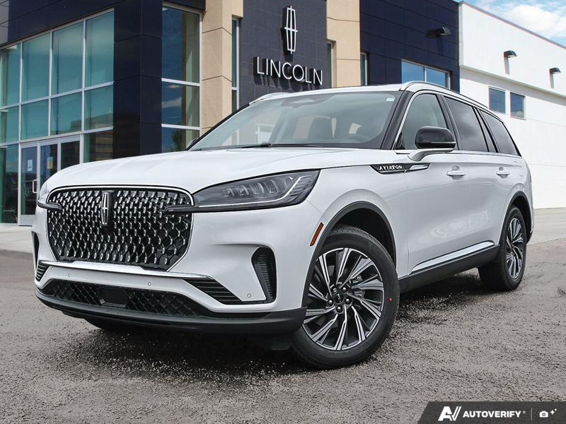 NEW 2026 Lincoln Aviator Premiere - Pristine White Metallic Tri-coat Exterior / ONYX, LINCOLN SOFT TOUCH HEATED/VENTILATED COMFORT SEATS Interior - $77,826 - Stock #E60669 - VIN 5LM5J6XC0TGL17402 - Photo 1