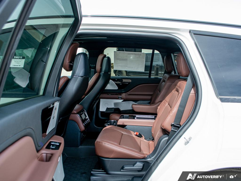 NEW 2026 Lincoln Aviator Reserve - Pristine White Metallic Tri-coat Exterior / HOT CHOCOLATE PREM LTHR Interior - $94,214 - Stock #E60213 - VIN 5LM5J7XC5TGL08944 - Photo 25