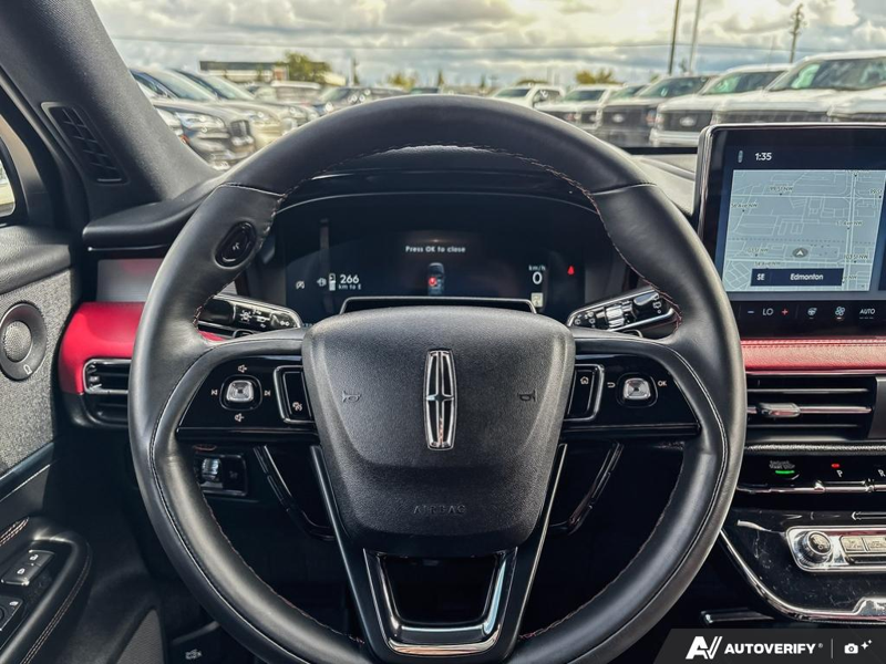 USED 2026 Lincoln Corsair Reserve - Pristine White Metallic Tri-coat Exterior / EBONY/ETERNAL RED, PREMIUM LEATHER-TRIMMED HEATED/VENTILATED CAP Interior - $63,976 - Stock #EP4740 - VIN 5LMCJ2DA2TUL00119 - Photo 14