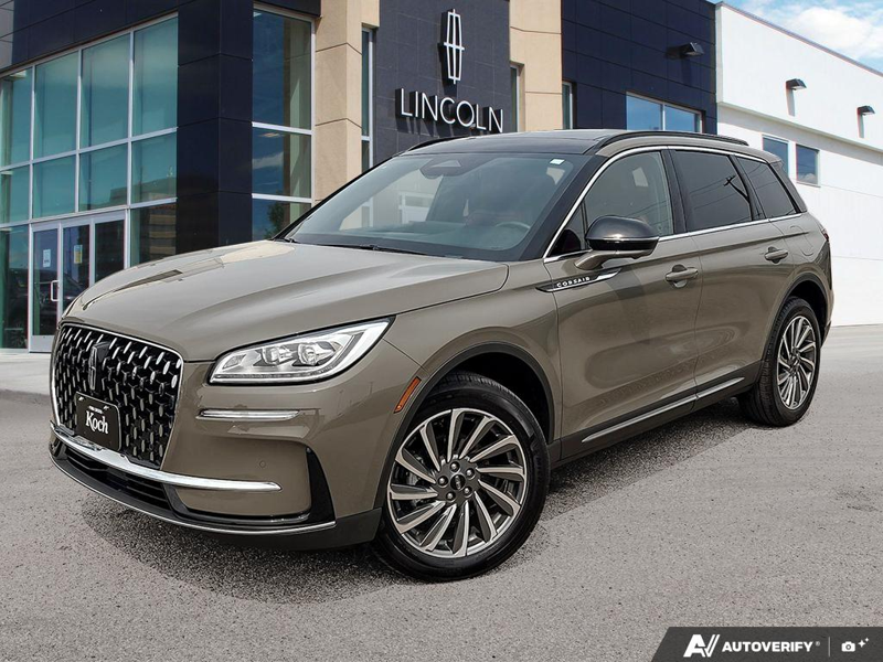 USED 2026 Lincoln Corsair Reserve - Harbour Grey Clearcoat Exterior / EBONY/ETERNAL RED, PREMIUM LEATHER-TRIMMED HEATED/VENTILATED CAP Interior - $57,950 - Stock #EP4716 - VIN 5LMCJ2DA0TUL00037 - Photo 1