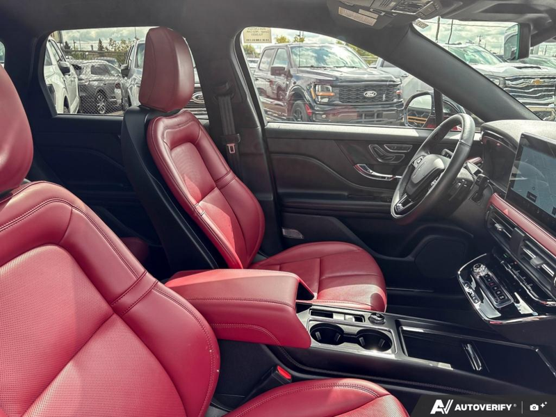 USED 2026 Lincoln Corsair Reserve - Red Carpet Metallic Tinted Clearcoat Exterior / EBONY/ETERNAL RED, PREMIUM LEATHER-TRIMMED HEATED/VENTILATED CAP Interior - $59,984 - Stock #EP4733 - VIN 5LMCJ2DA5TUL00051 - Photo 22