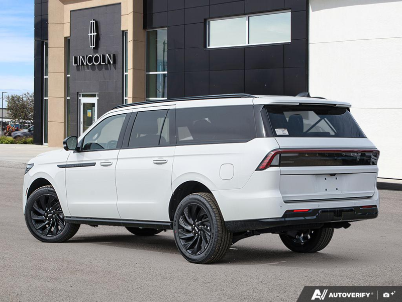 NEW 2026 Lincoln Navigator L Reserve - Pristine White Metallic Tri-coat Exterior / BLACK ONYX LEATHER Interior - $145,554 - Stock #E60198 - VIN 5LMJJ3LG3TEL02846 - Photo 4