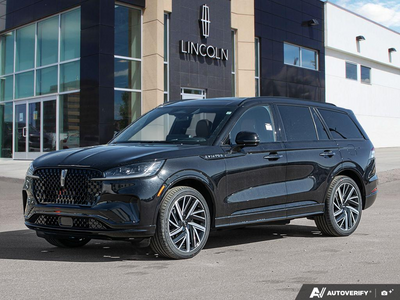 NEW 2027 Lincoln Aviator BLACK LABEL - Infinite Black Metallic Clearcoat Exterior - $113,099 - Stock #E70026 - VIN 5LM5J9XC2VGL00878