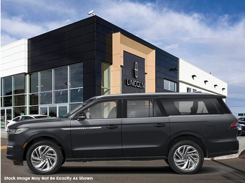 NEW 2027 Lincoln Navigator L Reserve - Infinite Black Metallic Clearcoat Exterior / BLACK ONYX LEATHER SURFACE Interior - $141,914 - Stock #E70068 - VIN 5LMJJ3LG2VEL06504 - Photo 1