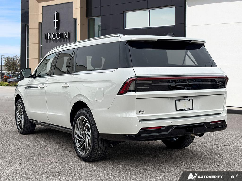 DEMO 2027 Lincoln Navigator L Reserve - Pristine White Metallic Tri-coat Exterior / HOT CHOCOLATE LEATHER Interior - $140,914 - Stock #E70012 - VIN 5LMJJ3LG4VEL02616 - Photo 4