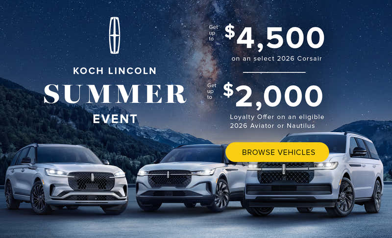 Koch Lincoln mobile promotional banner